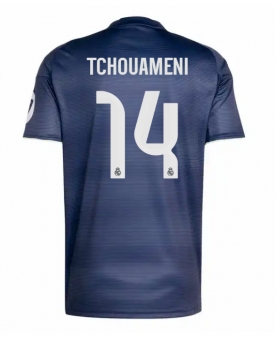 Billige Fotballdrakt Real Madrid Aurelien Tchouameni #14 Replika Bortedrakt 2025-26 Kortermet Billige Fotballdrakt Real Madrid Aurelien Tchouameni #14 Replika Bortedrakt 2025-26 Kortermet